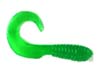 41307 Lime Green Swirl Tail Grub Glow